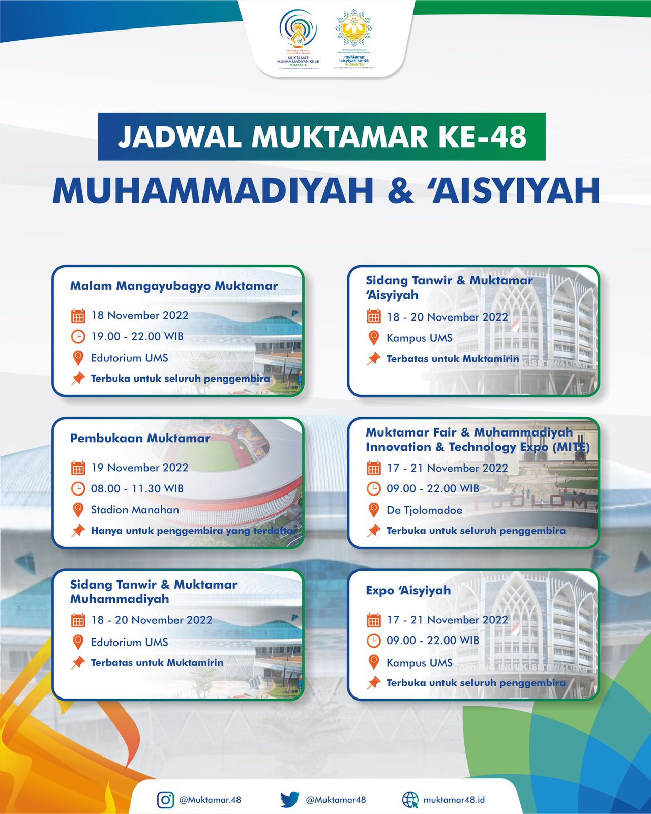 Jadwal Muktamar ke-48