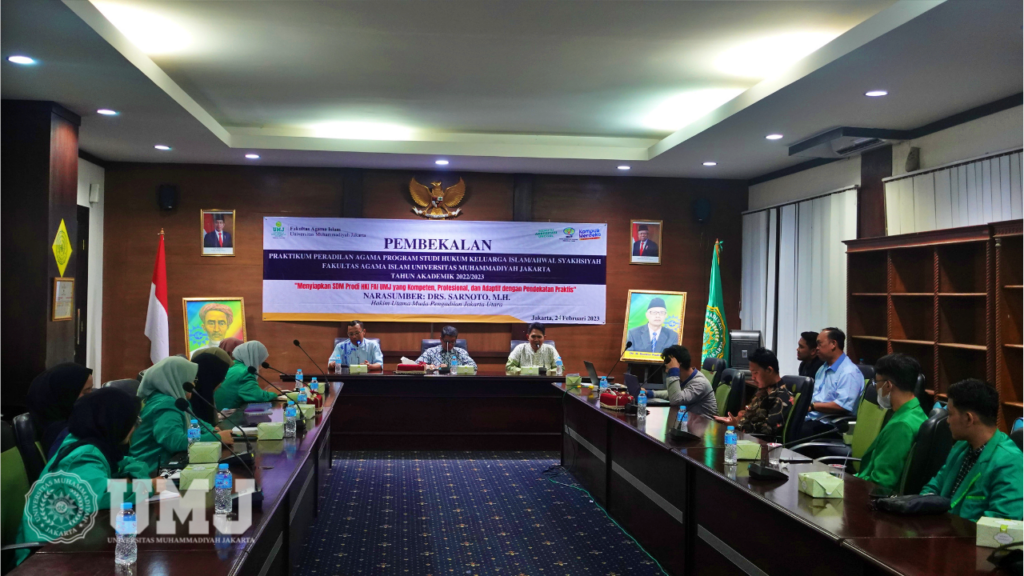 Program Studi Hukum Keluarga Islam Fakultas Agama Islam Universitas Muhammadiyah Jakarta (HKI FAI UMJ)
