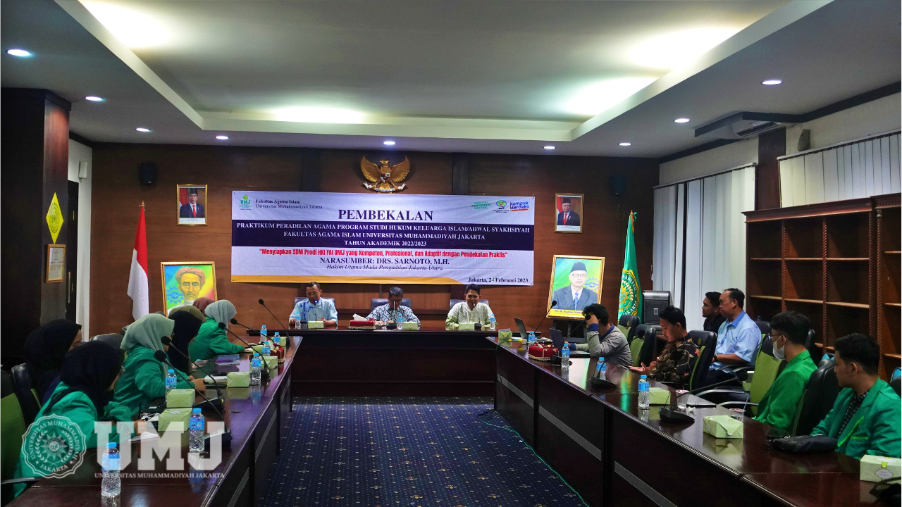 Program Studi Hukum Keluarga Islam Fakultas Agama Islam Universitas Muhammadiyah Jakarta (HKI FAI UMJ)