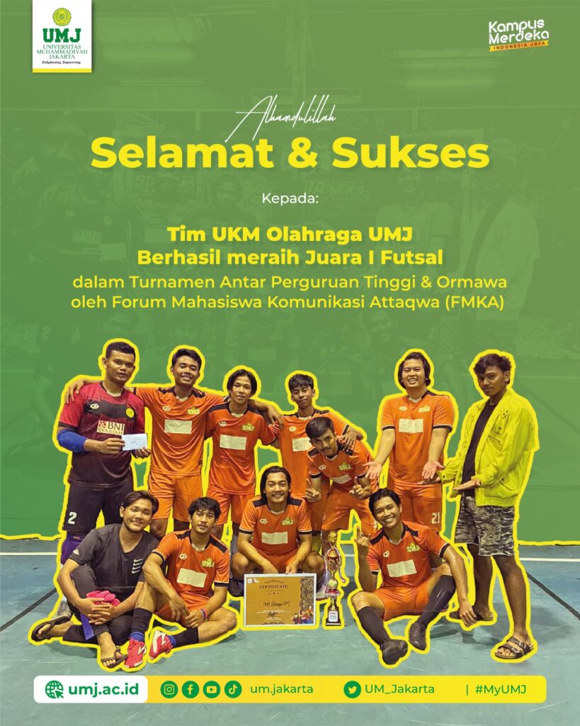 Tim Futsal UKM Olahraga UMJ