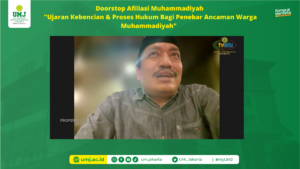 Rektor UMJ Ma'mun Murod dalam acara TVmu