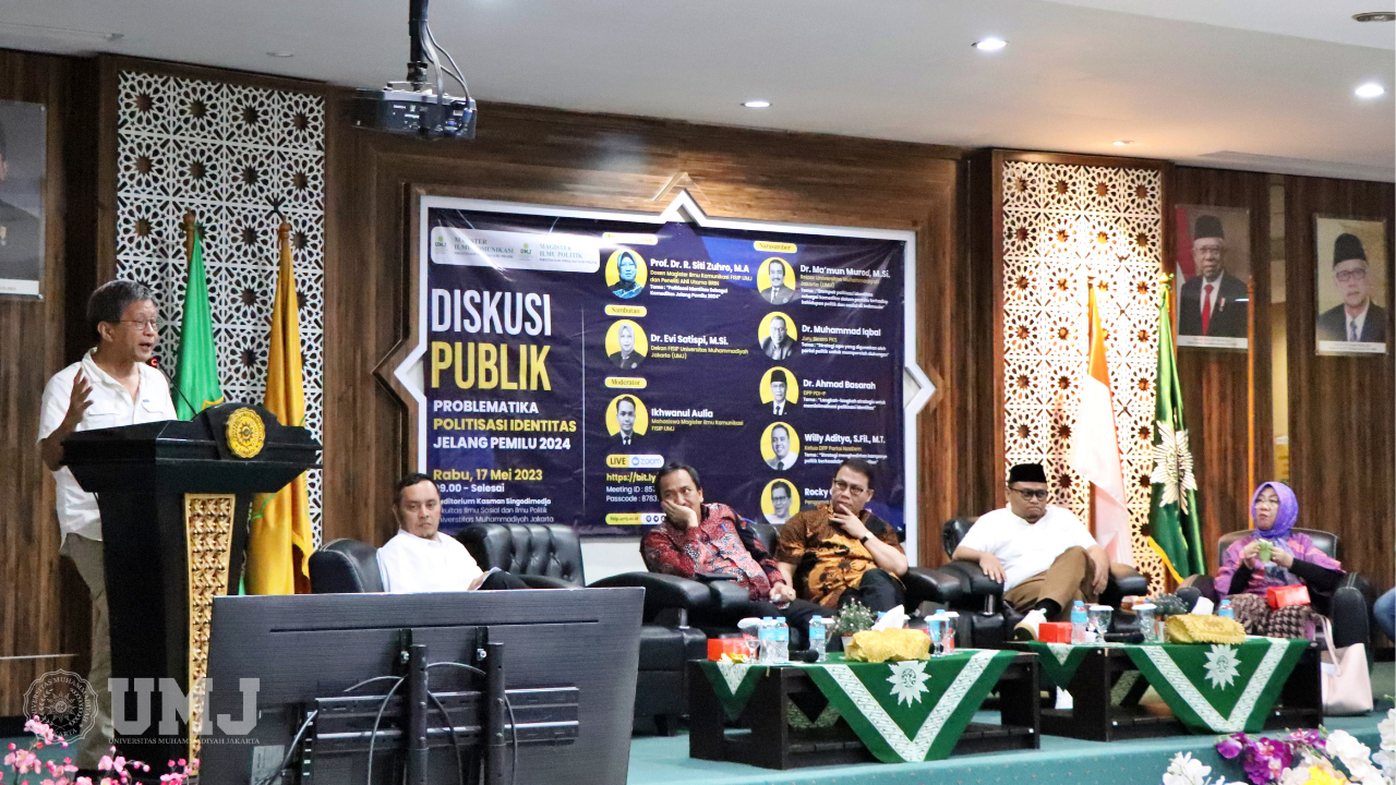 Diskusi Publik Problematika Politisasi Identitas Jelang Pemilu 2024