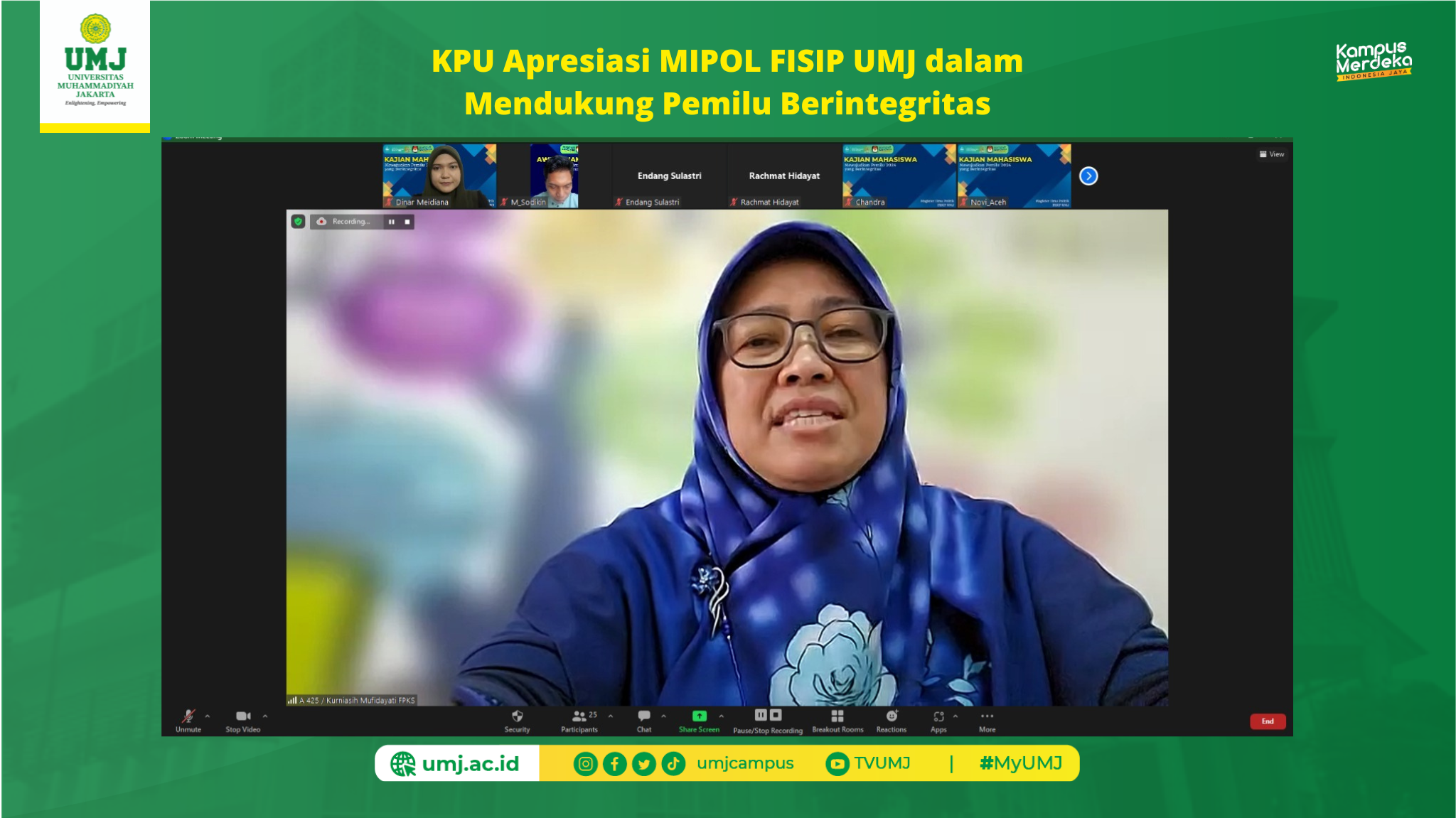 Dr. Kurniasih Mufidayati, M.Si., 