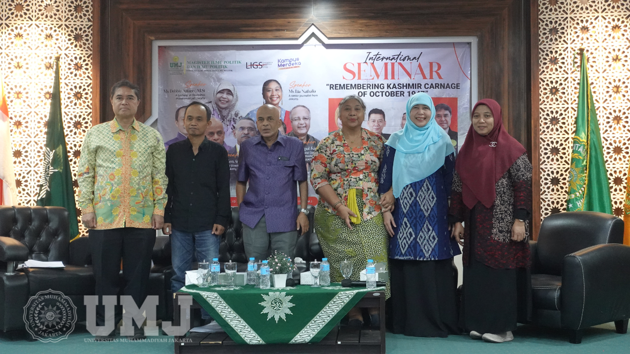 Seminar Internasional MIPOL FISIP UMJ Ingatkan Kembali Tragedi Kashmir 1947