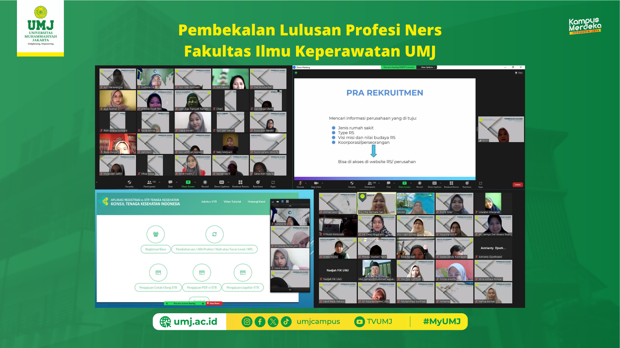 Pembekalan Lulusan Profesi Ners FIK UMJ
