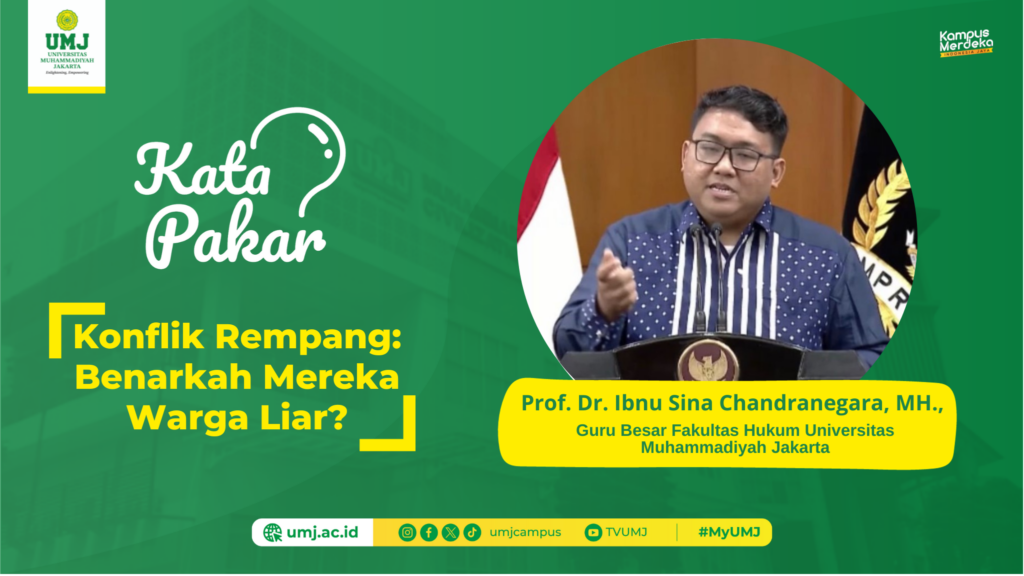 prof ibnu sina Konflik Rempang: Benarkah Mereka Warga Liar?