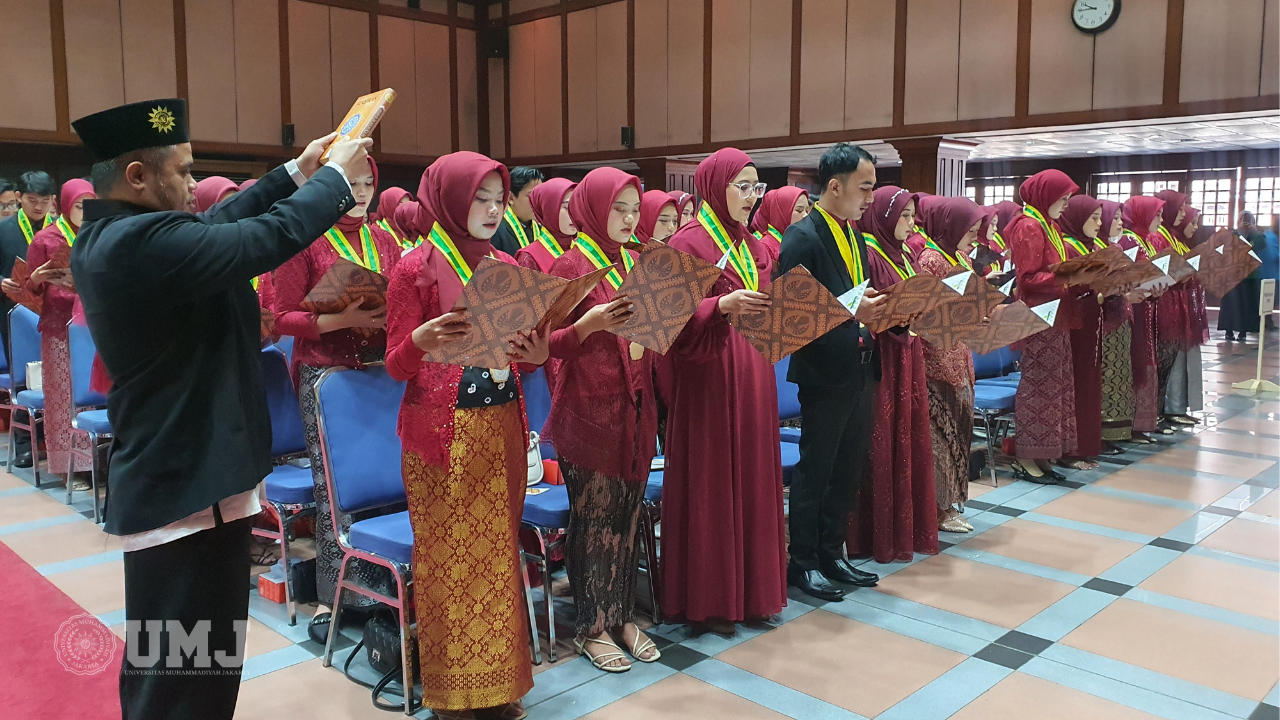 Sebanyak 146 Lulusan Ners FIK UMJ Diangkat Sumpah