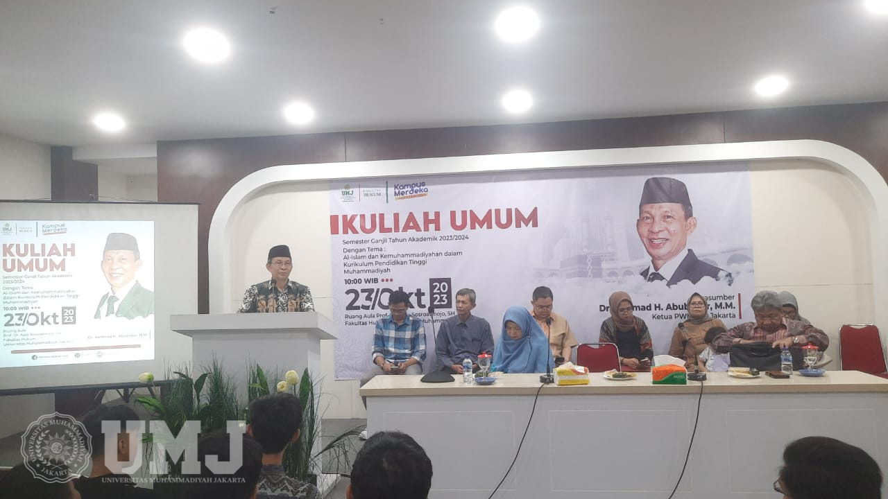 Kuliah Umum FH UMJ Berikan Pendalaman AlK bagi Mahasiswa