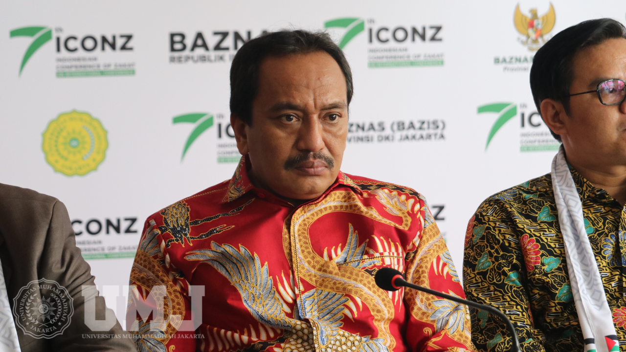 Rektor Universitas Muhammadiyah Jakarta (UMJ) Prof. Dr. Ma’mun Murod, M.Si