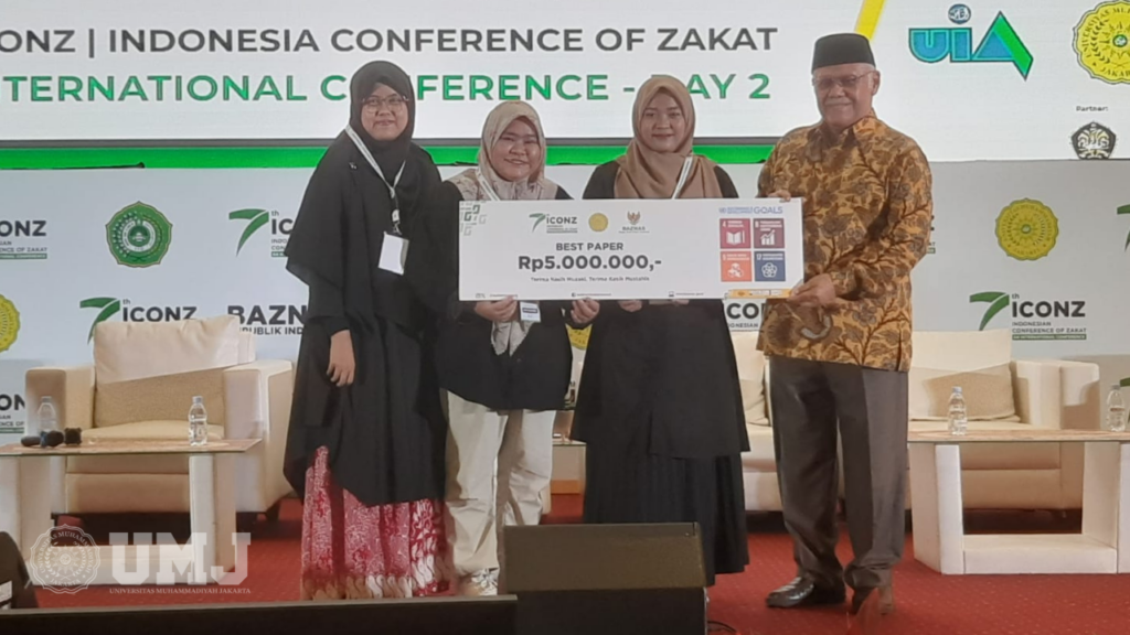 Mahasiswa UNAIR Raih Best Paper ICONZ ke-7 di UMJ
