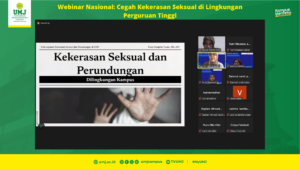 Webinar Nasional: Cegah Kekerasan Seksual di Lingkungan Perguruan Tinggi