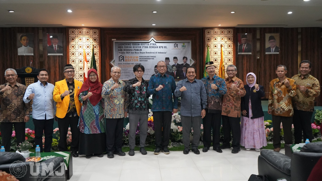 Forum Rektor PTMA Resmi Diluncurkan di UMJ