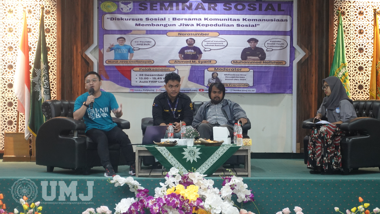 HMKS FISIP UMJ Bangun Rasa Kemanusiaan Bersama Komunitas Sosial