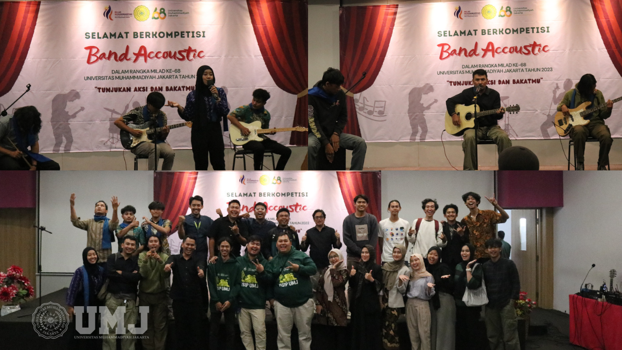 Kompetisi Band Accoustic Turut Meriahkan Rangkaian Milad UMJ Ke-68