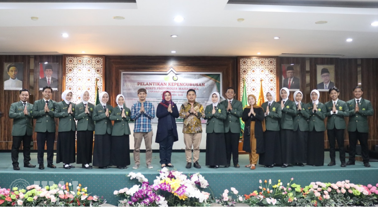 Pengurus Korps Protokoler Mahasiswa UMJ Periode 2024-2025 Dilantik