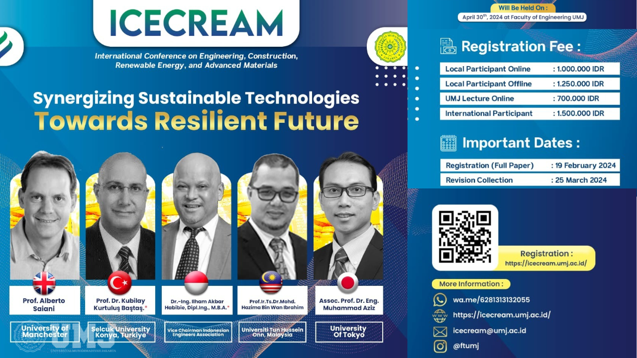 FT UMJ Siap Gelar Seminar ICE CREAM Ke-3