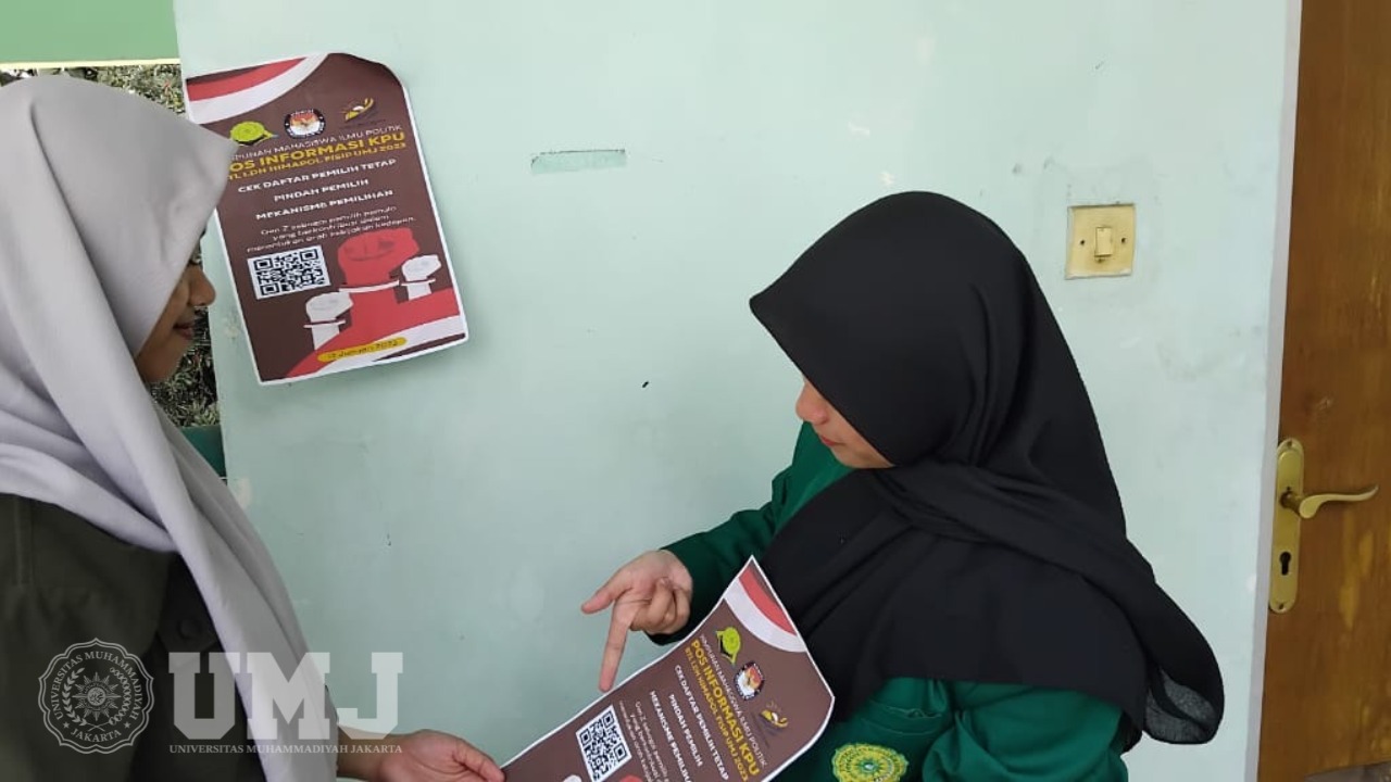 Himapol FISIP UMJ Buka Posko Informasi Pemilu 2024