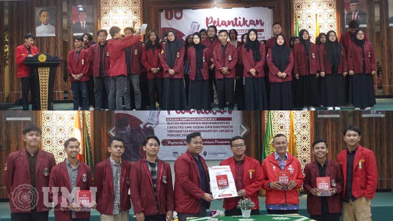 IMM FISIP UMJ Launching Buku di Acara Pelantikan BPH IMM Periode 2023/2024