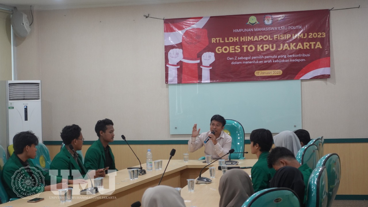 HIMAPOL FISIP UMJ Ajak Pemilih Pemula Aktif Dalam Pemilu