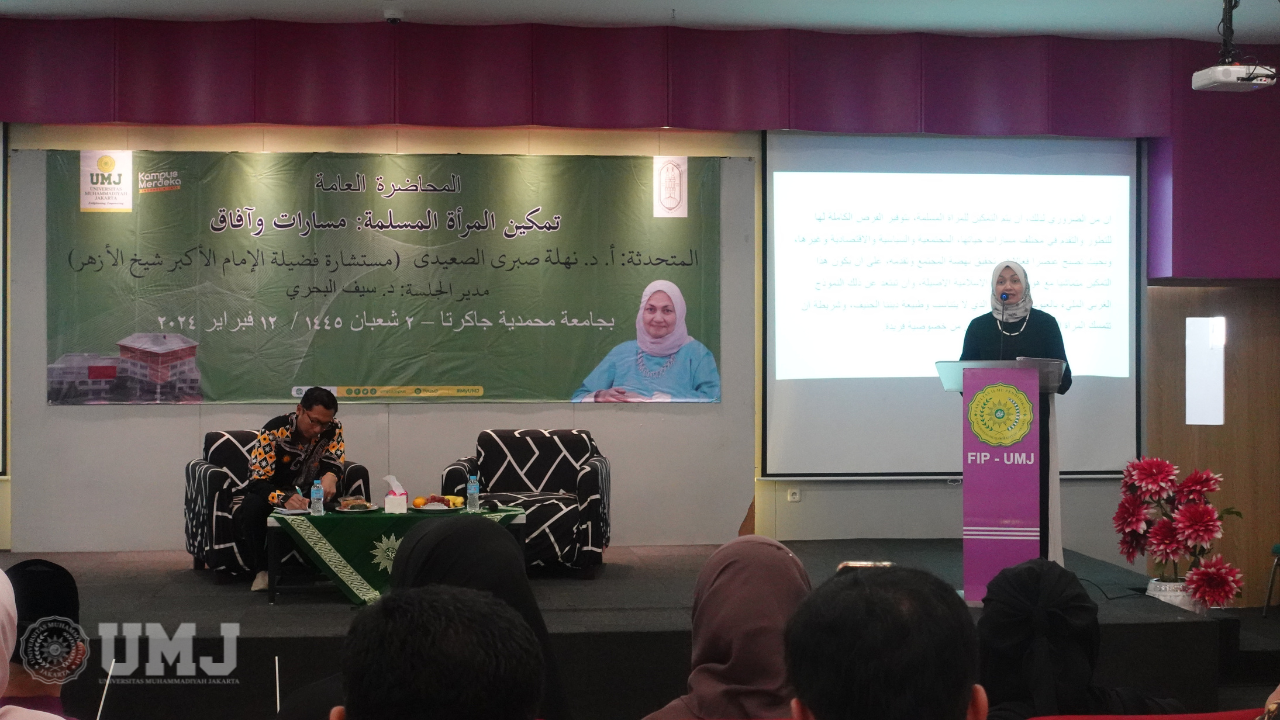 UMJ Hadirkan Penasihat Universitas Al-Azhar Kairo Bicarakan Pemberdayaan Perempuan