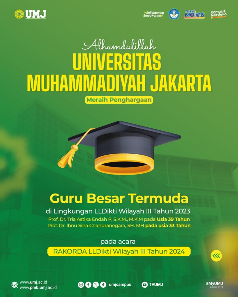 UMJ Meraih Silver Winner dari LLDIKTI Wilayah III