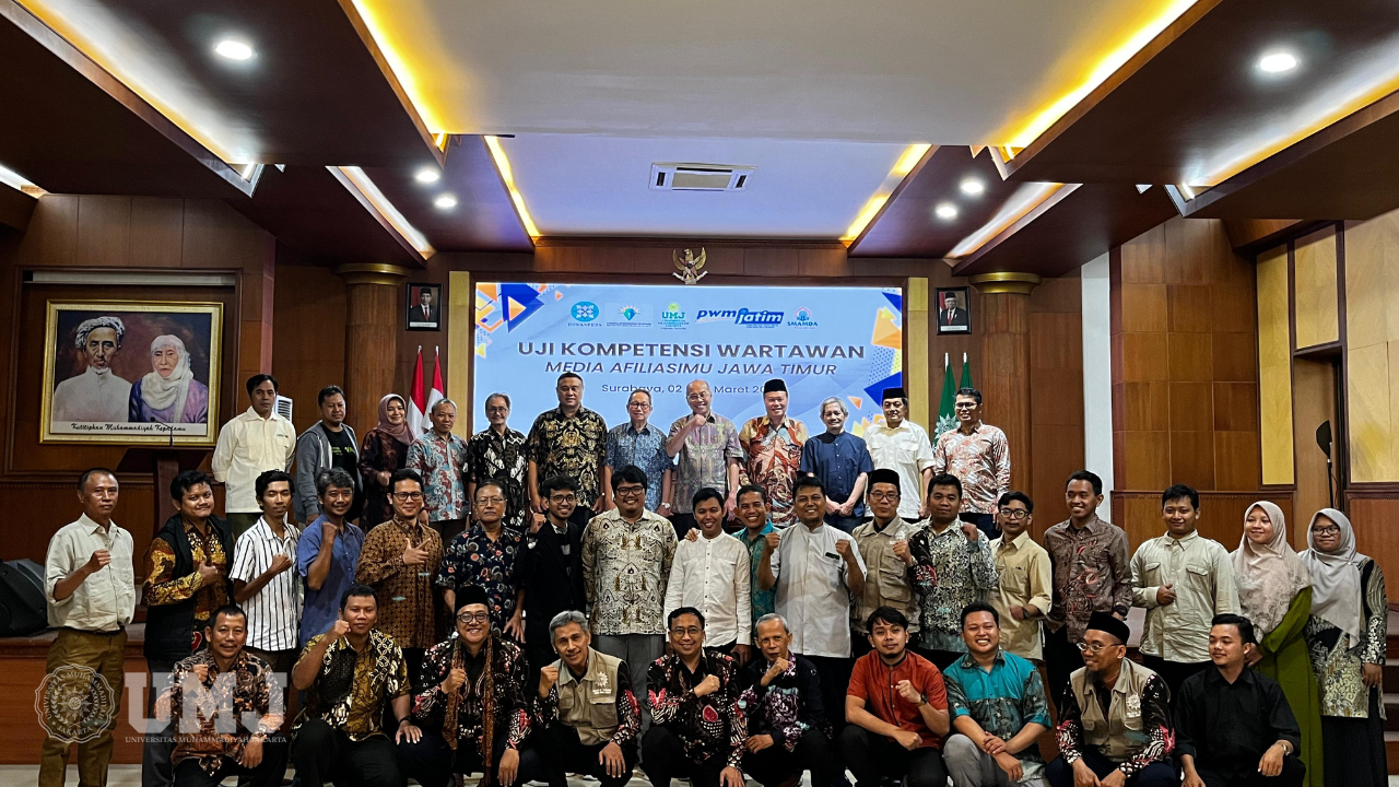 PWM Jatim Fasilitasi LUKW UMJ Gelar Uji Kompetensi Wartawan