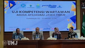 PWM Jatim Fasilitasi LUKW UMJ Gelar Uji Kompetensi Wartawan