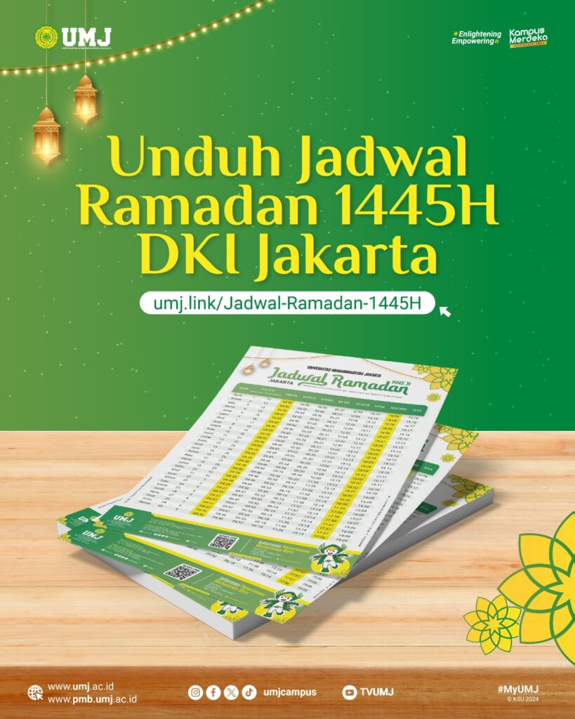 Unduh JADWAL IMSAKIYAH 2024 DKI Jakarta - UMJ 1445H